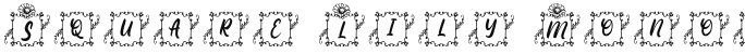 Square Lily Monogram Regular