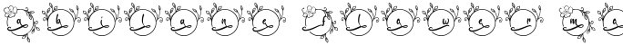 Abilane Flower Monogram Regular