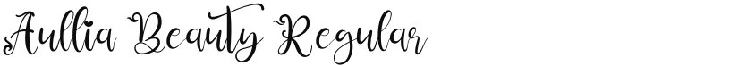 Aullia Beauty font download