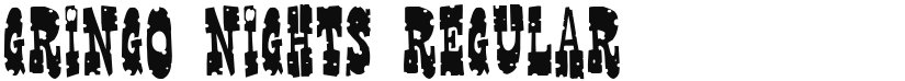 Gringo Nights font download