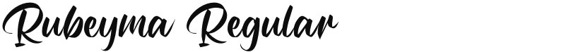 Rubeyma font download