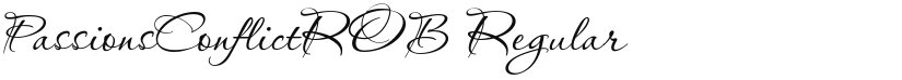 PassionsConflictROB font download