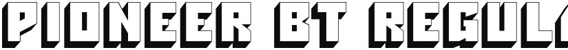 Pioneer BT font download