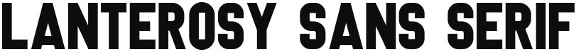 Lanterosy Sans Serif font download