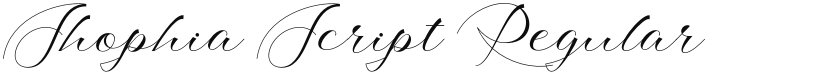 Shophia Script font download