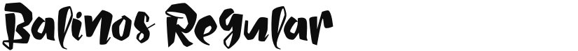 Balinos font download
