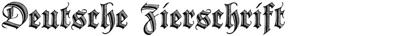 Deutsche Zierschrift font download