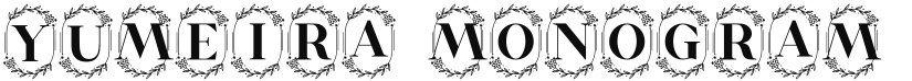 Yumeira Monogram font download