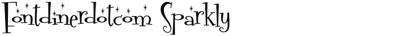 Fontdinerdotcom Sparkly font download