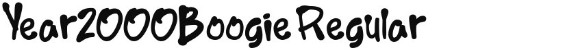 Year2000Boogie font download