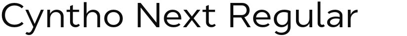 Cyntho Next font download