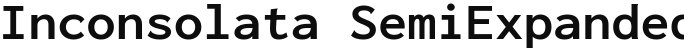 Inconsolata SemiExpanded Bold