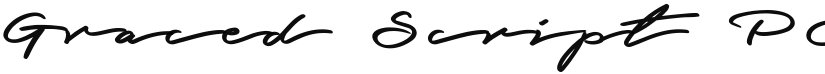 Graced Script PERSONAL USE font download