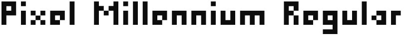 Pixel Millennium font download