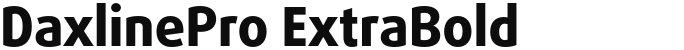 DaxlinePro ExtraBold