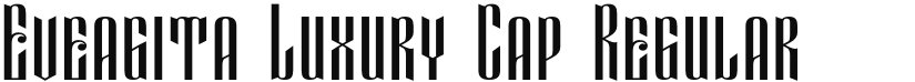 Eveagita Luxury Cap font download
