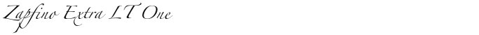 Zapfino Extra LT One