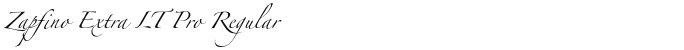 Zapfino Extra LT Pro Regular