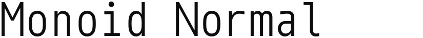 Monoid font download