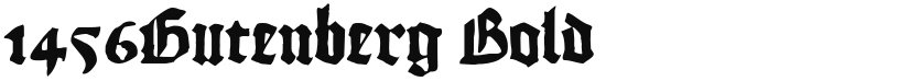 1456 Gutenberg font download