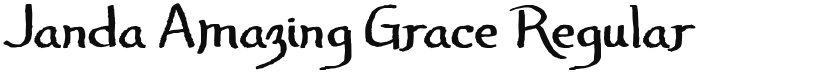 Janda Amazing Grace font download