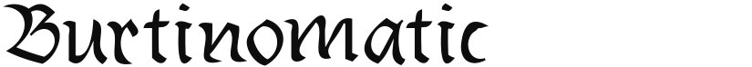 Burtinomatic font download
