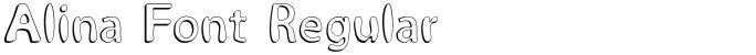 Alina Font Regular