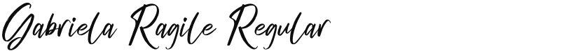 Gabriela Ragile font download