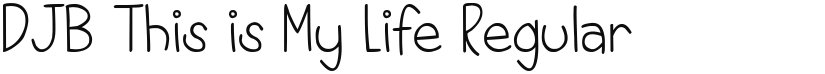 DJB This is My Life font download