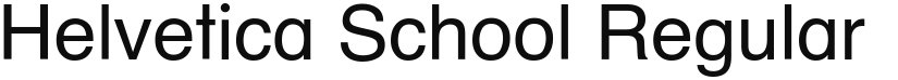 Helvetica School font download