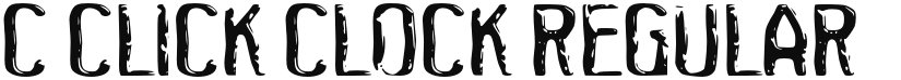 c Click Clock font download