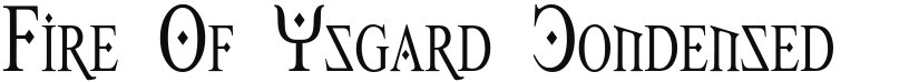Fire Of Ysgard font download