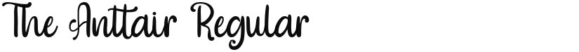The Anttair font download
