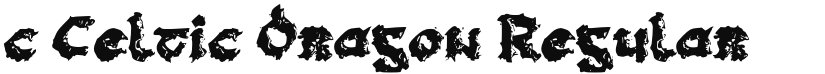 c Celtic Dragon font download