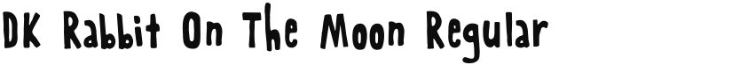 DK Rabbit On The Moon font download