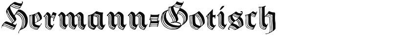Hermann Gotisch font download