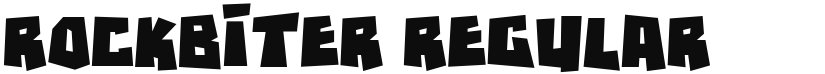 RockBiter font download