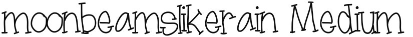 moonbeamslikerain font download