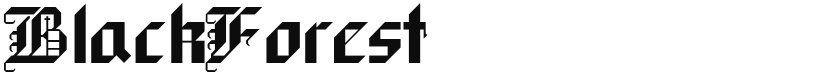 BlackForest font download