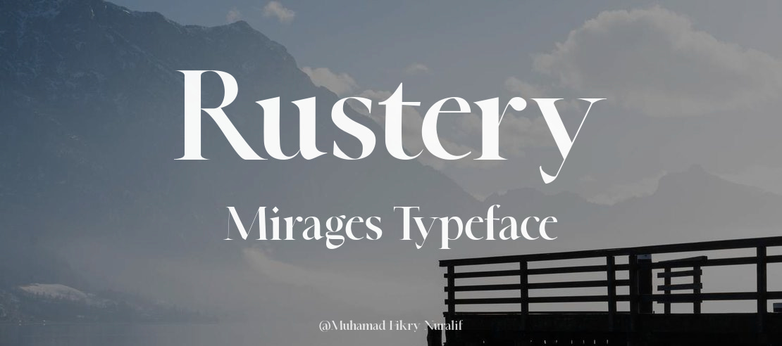 Rustery Mirages Font