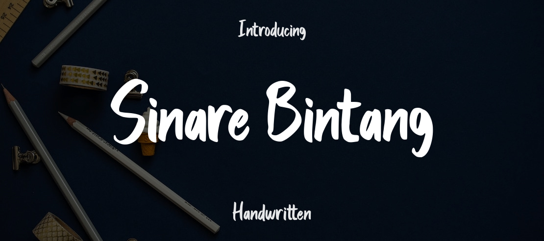 Sinare Bintang Font