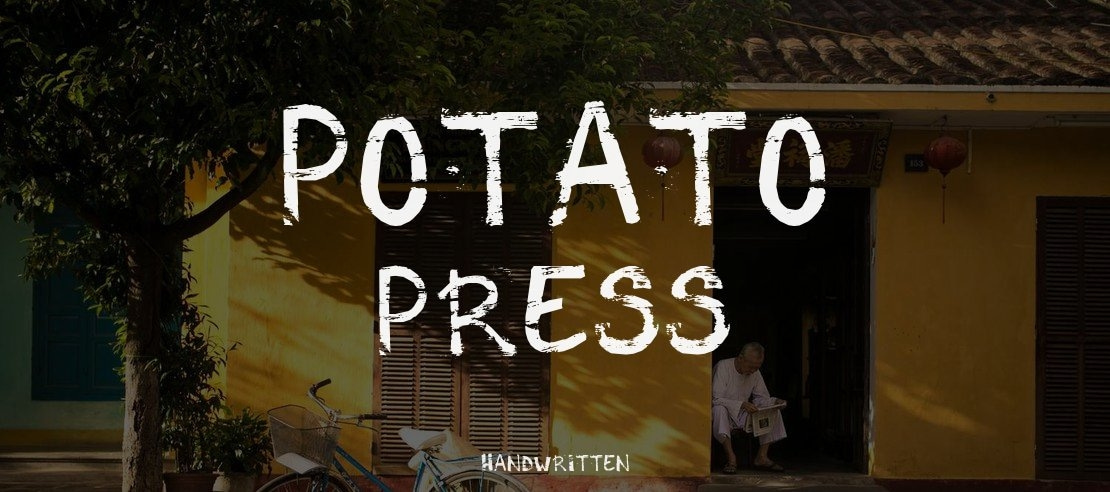 Potato Press Font