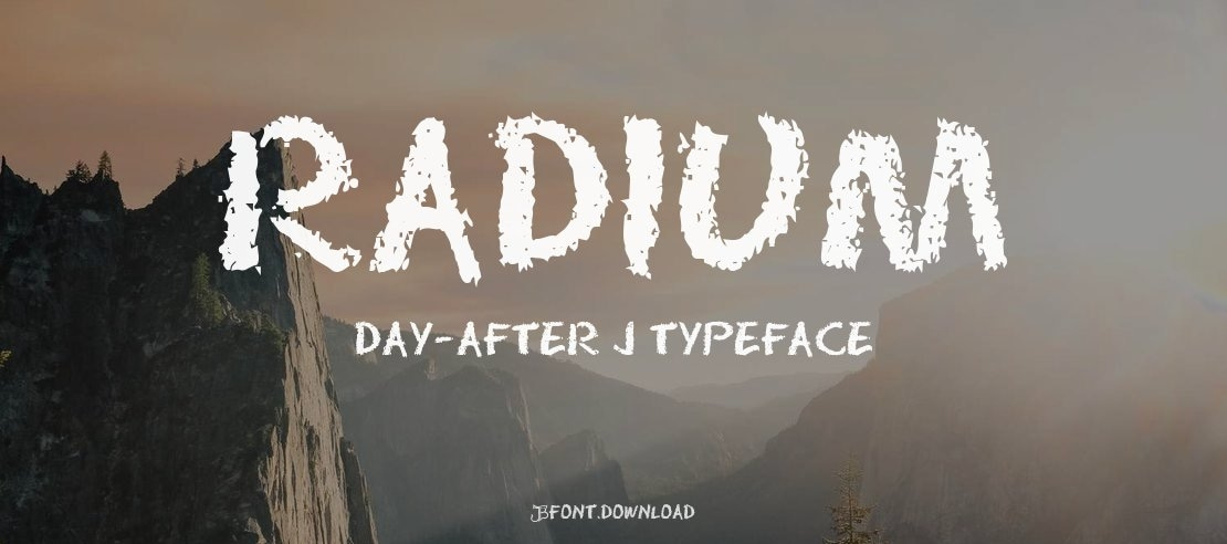 Radium Day-After J Font
