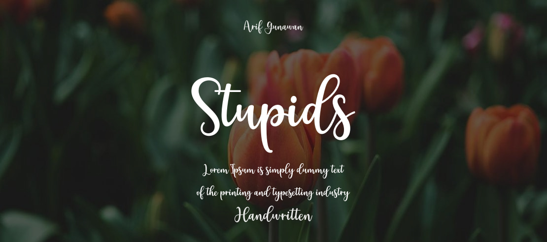 Stupids Font