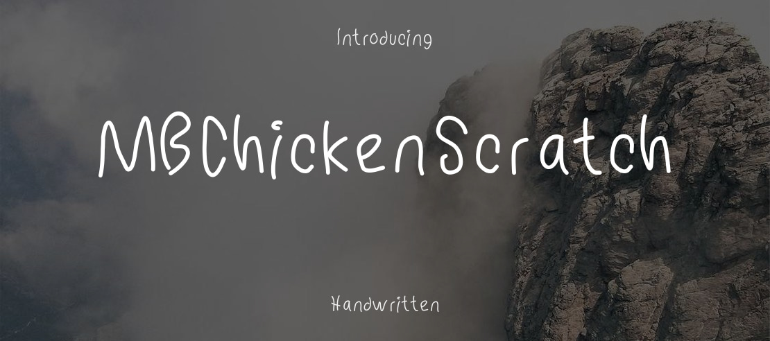 MBChickenScratch Font