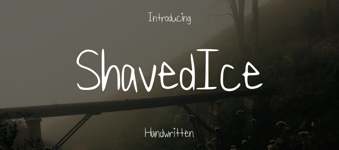 ShavedIce Font