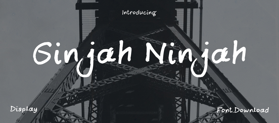 Ginjah Ninjah Font