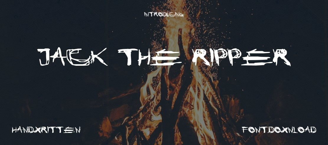 Jack the Ripper Font