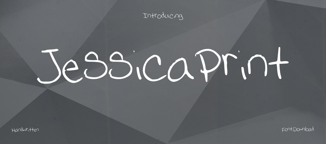 JessicaPrint Font