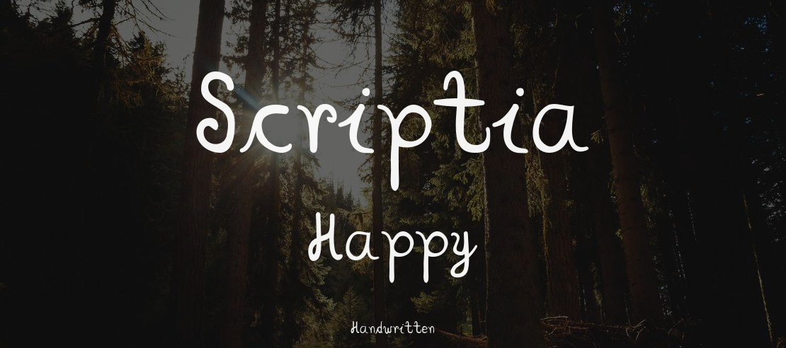 Scriptia Happy Font